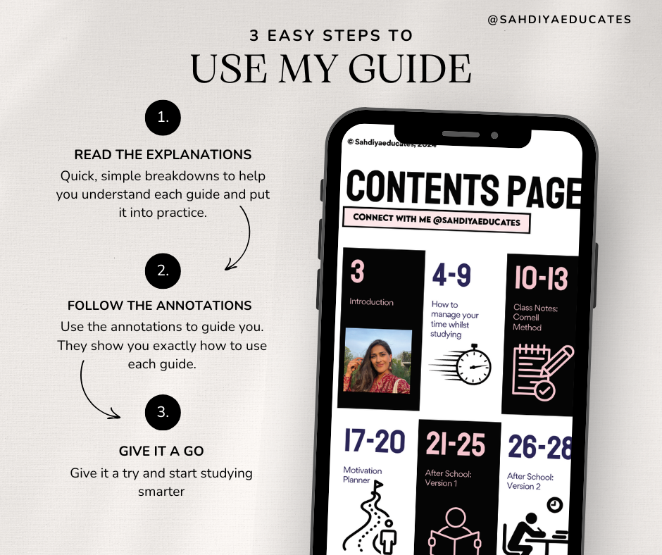 Digital file -Back to School Guide (Year 7- Year 13)