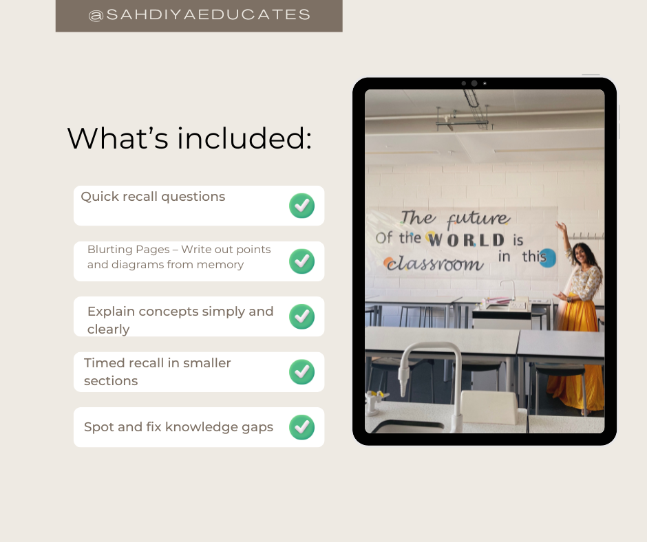 Digital file -Active recall booklet: AQA GCSE Combined Science: Trilogy (8464) Cell Specialisation & Differentiation