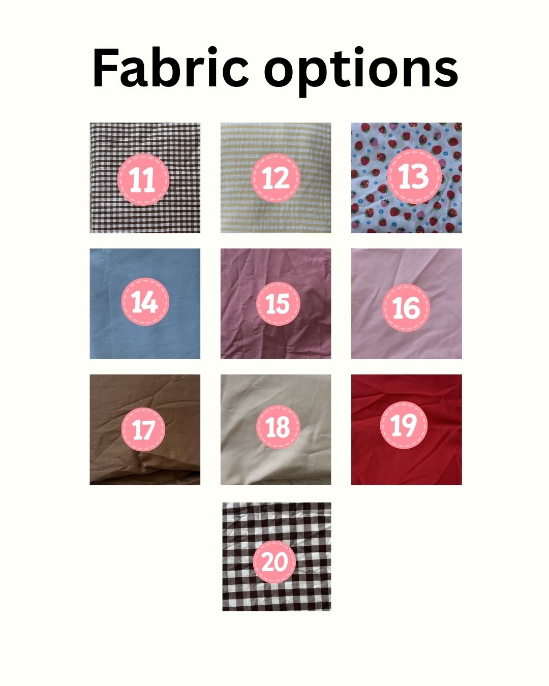 Custom fabric letter name banner