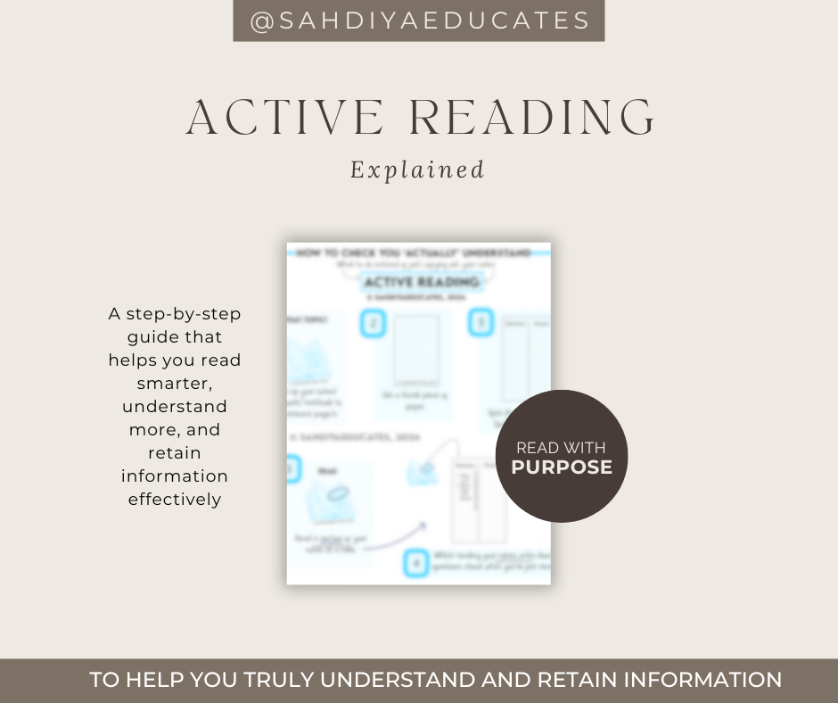 Digital file -Active Reading (Year 7 -13)