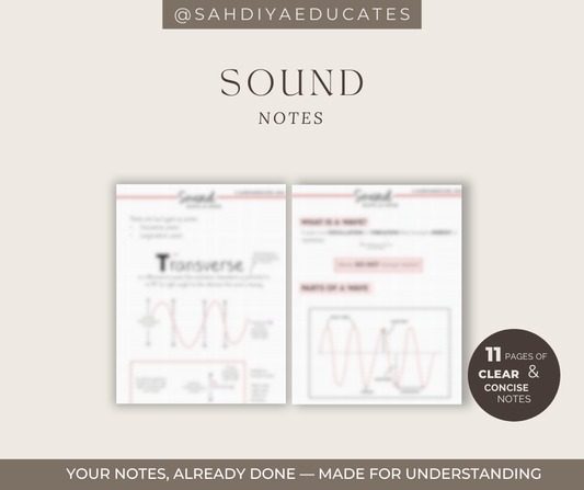 Digital file- Notes- Sound