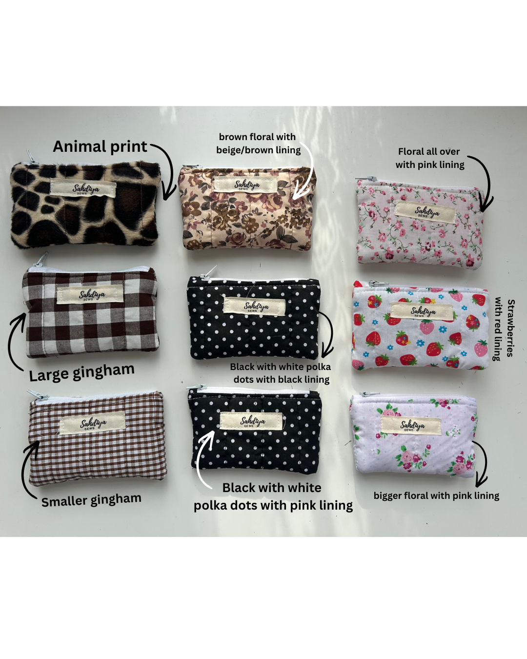 Handmade Quilted Mini Purse | Soft & Compact | Perfect for Coins, Cards & Lip Balm