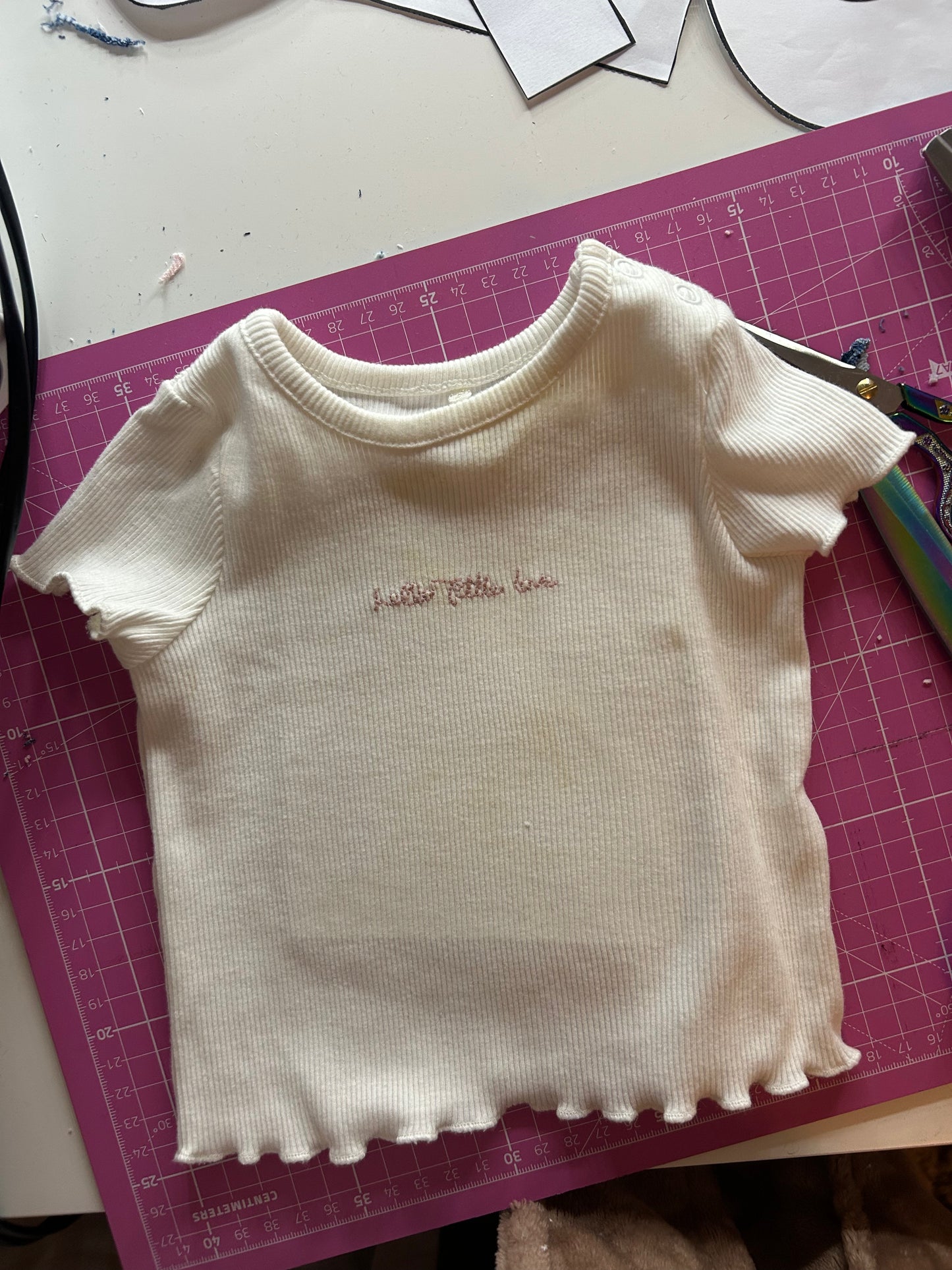 Custom fabric letter name banner