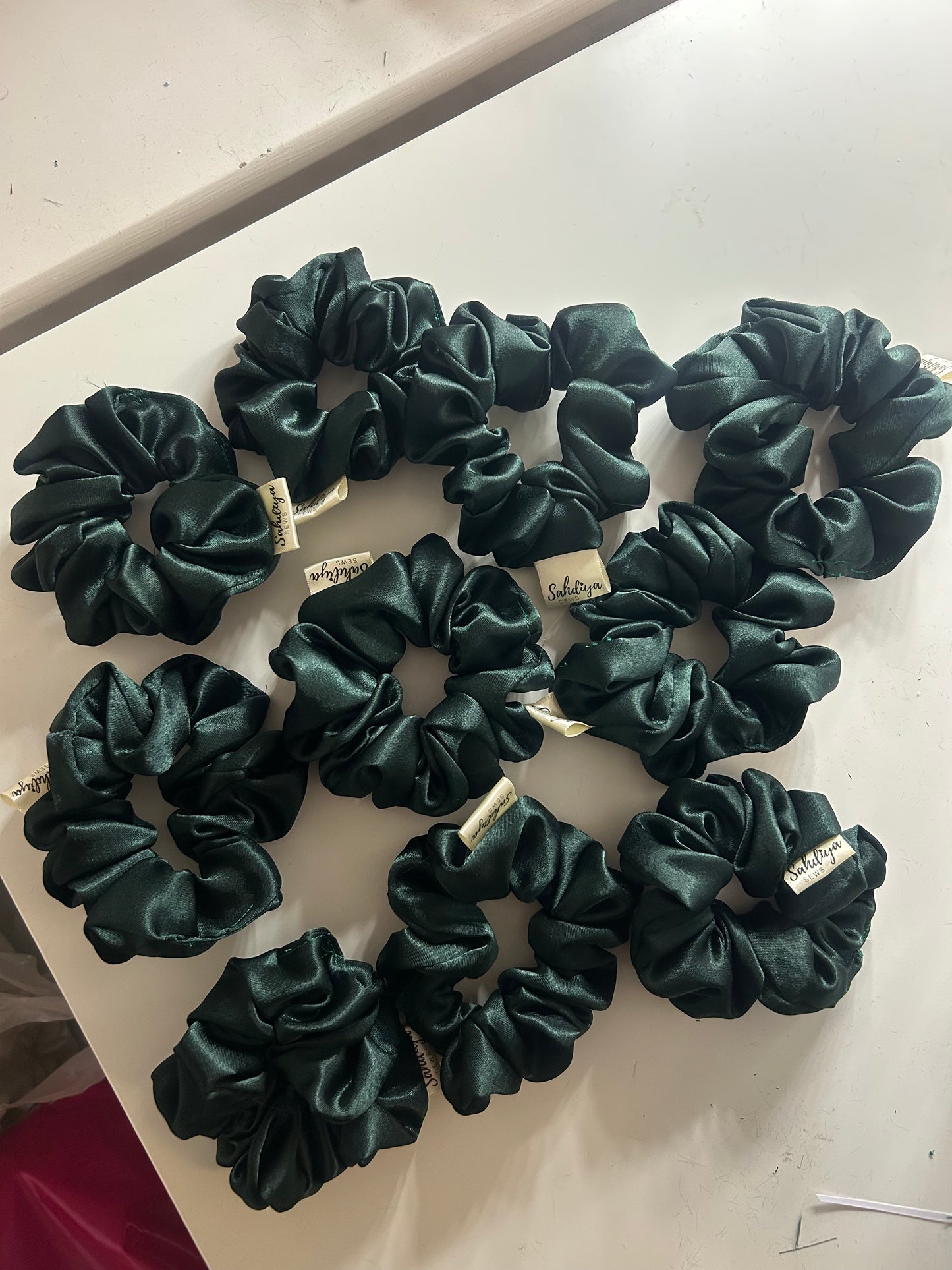 Satin scrunchies