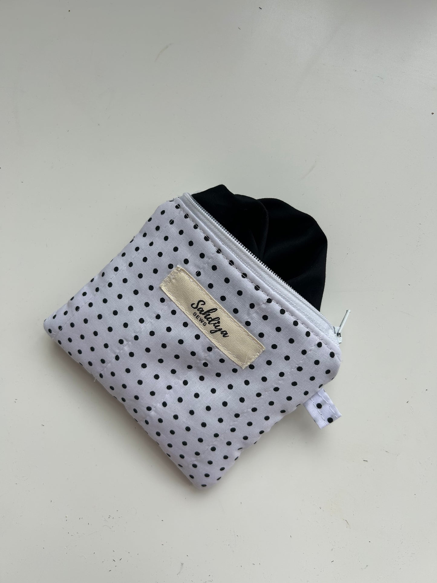 Quilted Mini Coin Purse | Handmade Padded Pouch with Lining