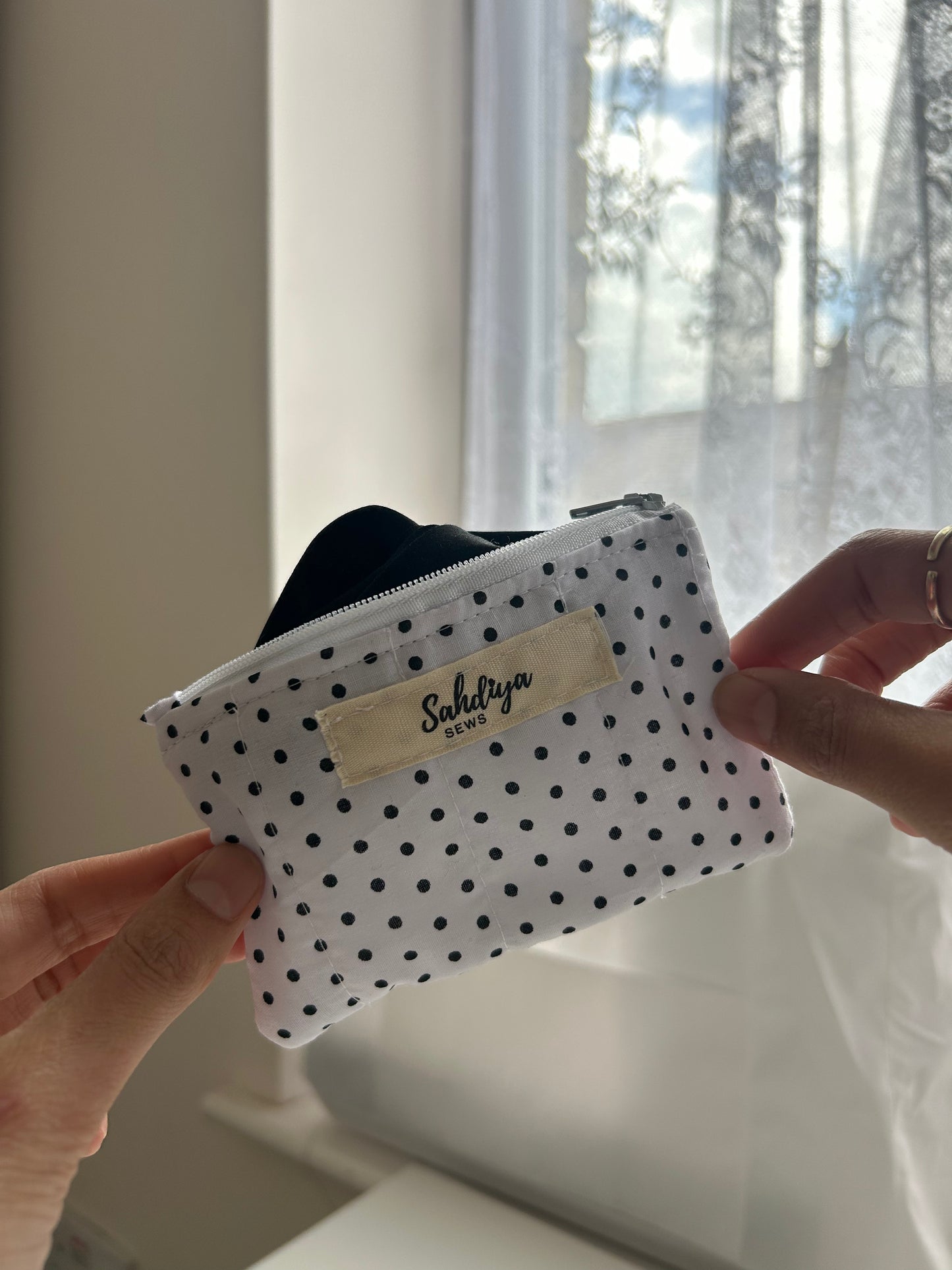 Handmade Quilted Mini Purse | Soft & Compact | Perfect for Coins, Cards & Lip Balm