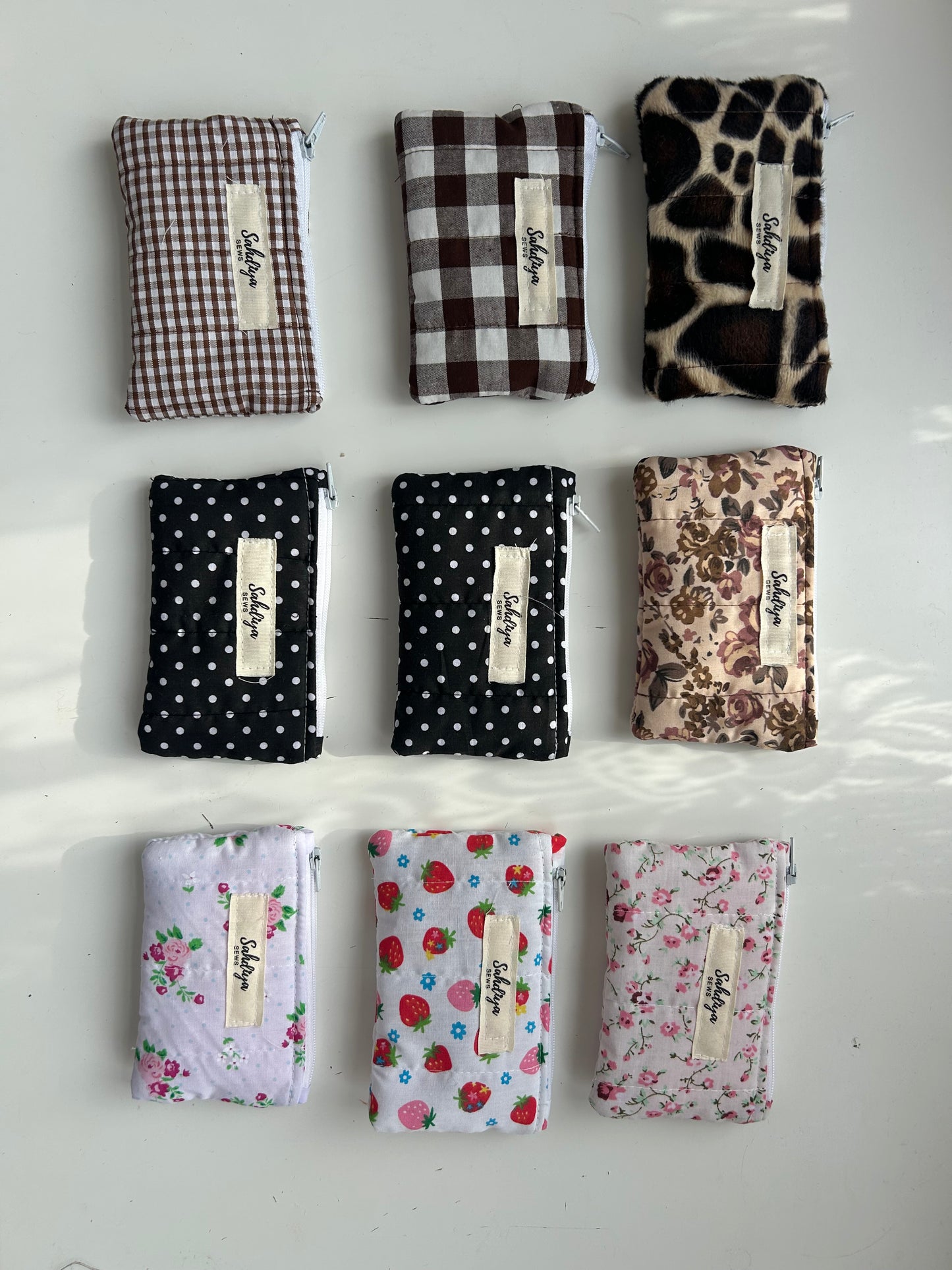 Handmade Quilted Mini Purse | Soft & Compact | Perfect for Coins, Cards & Lip Balm