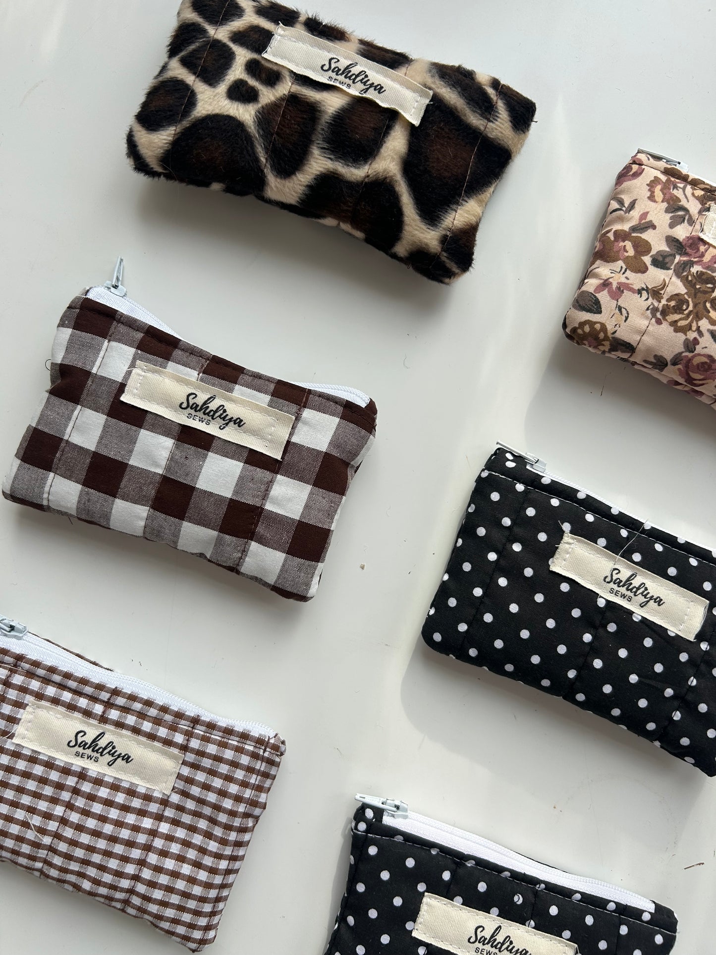 Handmade Quilted Mini Purse | Soft & Compact | Perfect for Coins, Cards & Lip Balm