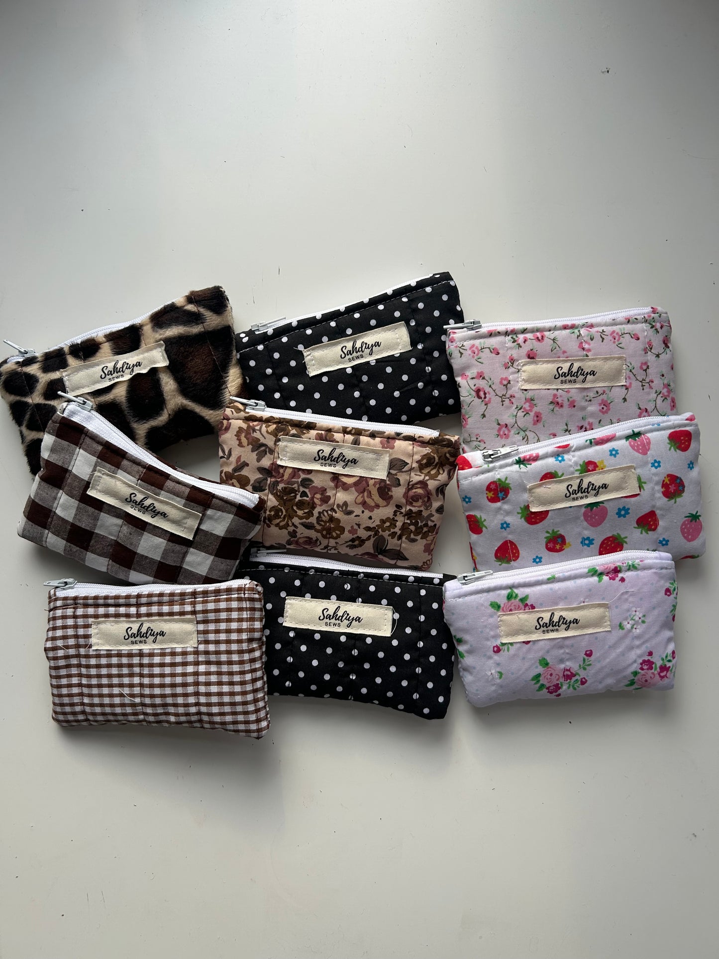 Handmade Quilted Mini Purse | Soft & Compact | Perfect for Coins, Cards & Lip Balm