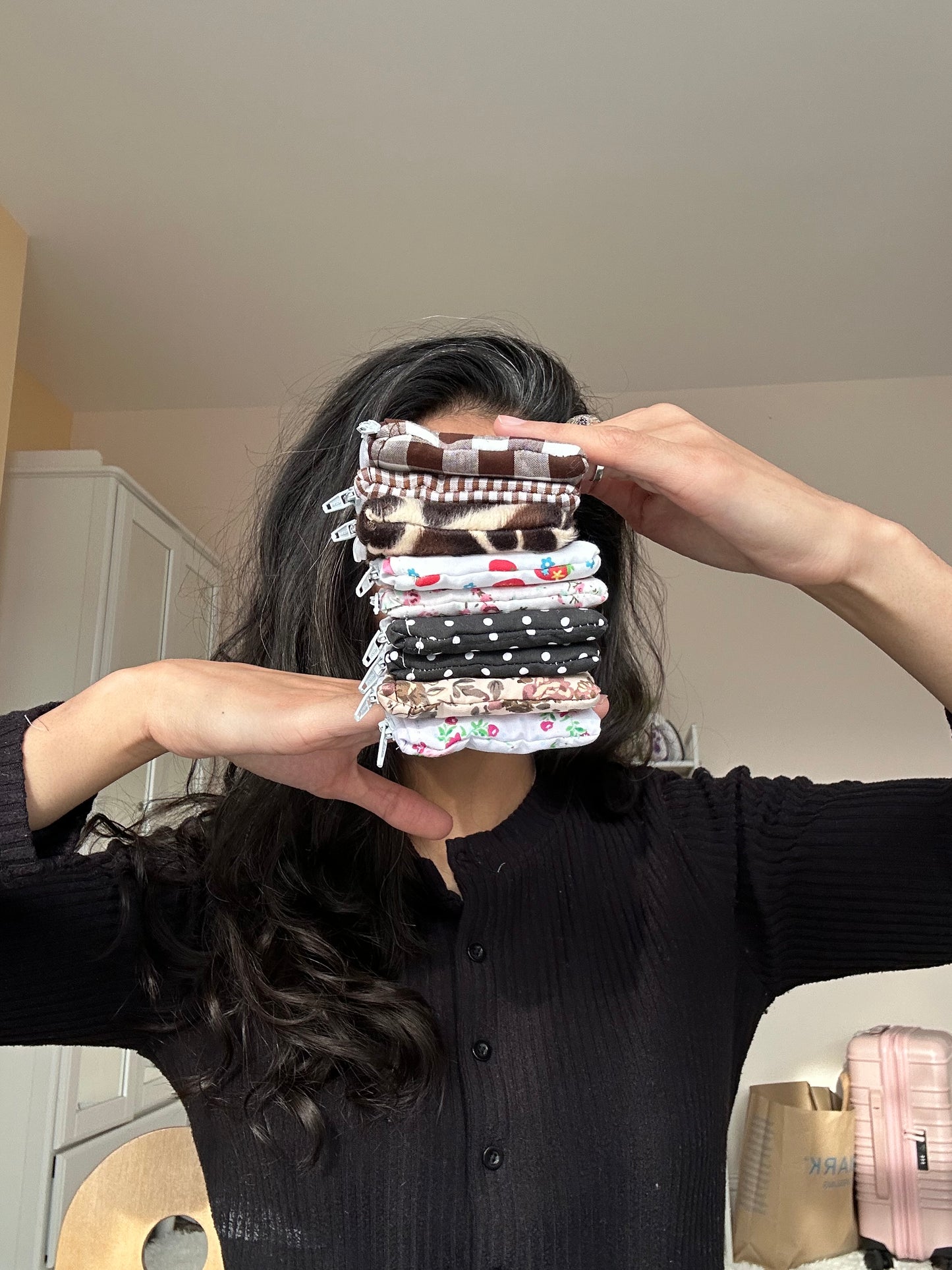 Handmade Quilted Mini Purse | Soft & Compact | Perfect for Coins, Cards & Lip Balm
